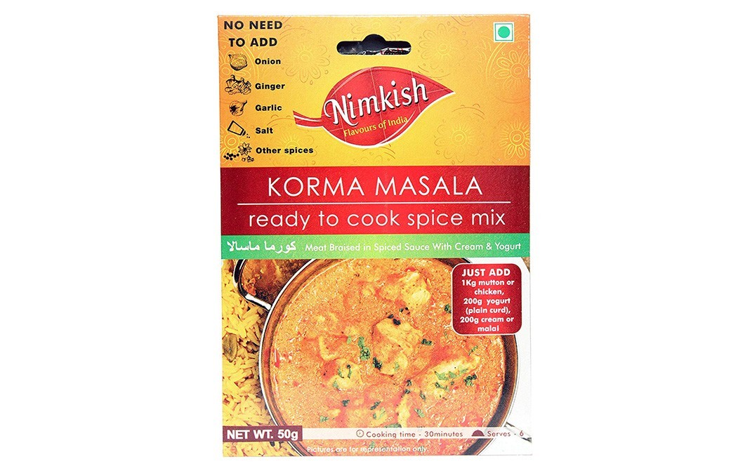 Nimkish Korma Masala    Box  50 grams